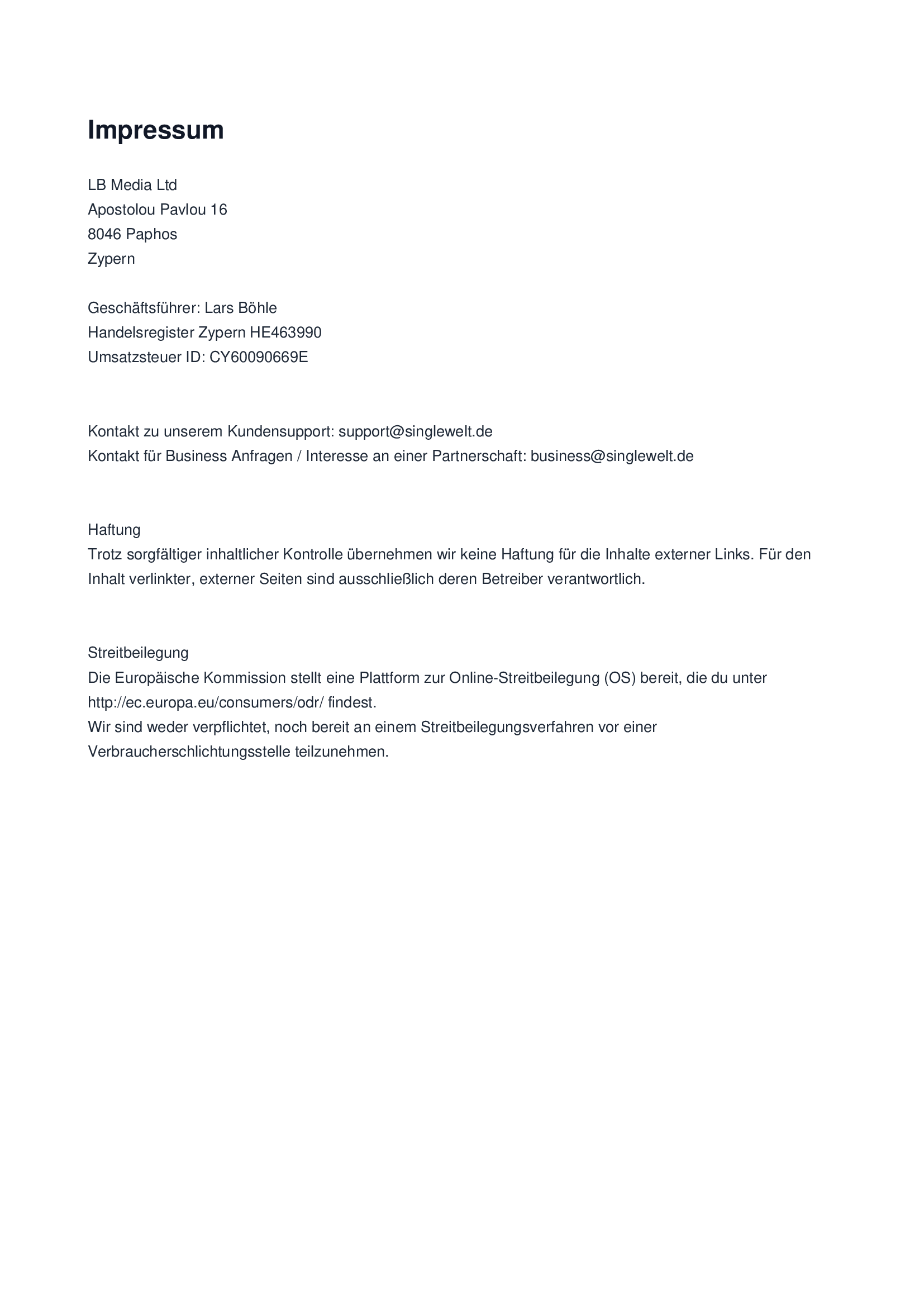 Impressum